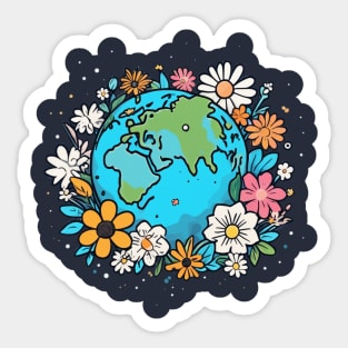 Earth Beauty Sticker